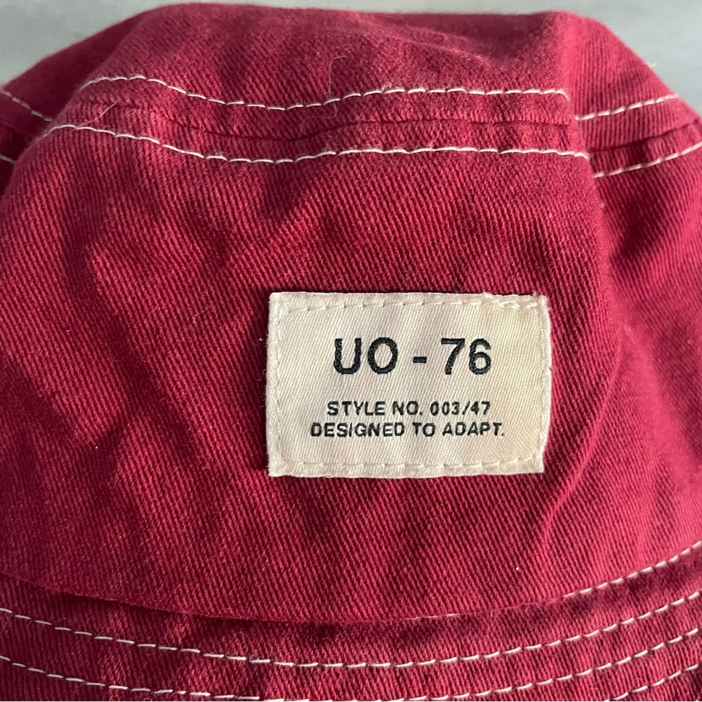 Red Bucket Hat - Picture 2 of 4